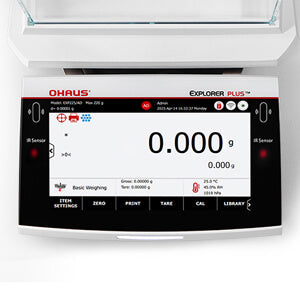 Ohaus EXP10201 10,200 g x 0.1 g Explorer Plus Precision Balance - Item number 31059194