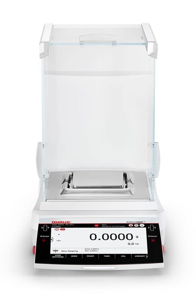 Ohaus EXR124 120g x 0.1mg Explorer Plus Analytical Balance - Item number 31059210